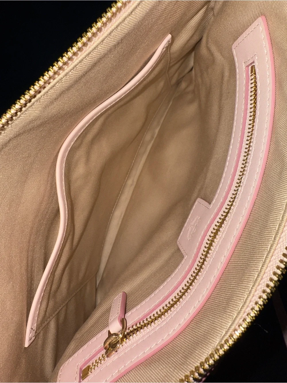 MCM Pale Pink Monogram Crossbody Bag